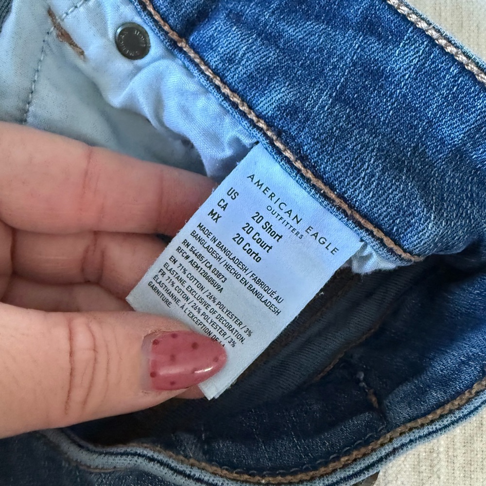 American Eagle Outfitters Women's Dark Blue Boot Cut Jeans